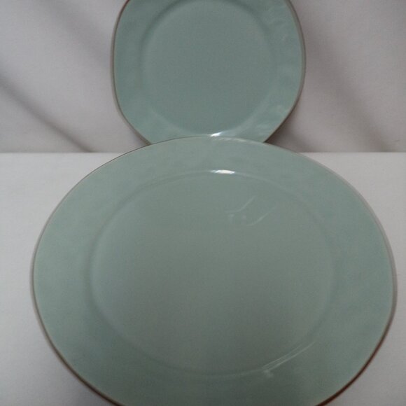 Skyros Cantaria Sheer Blue Plate Set 2 Platter Tray Plate & salad side NWT NEW - Picture 3 of 11